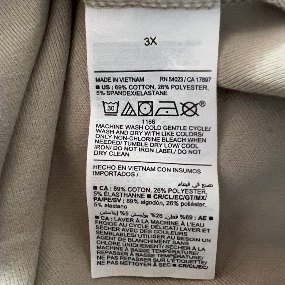 Old Navy Active Dynamic Fleece Jacket 3X Plus Size Beige Zip Up Athleisure - Picture 5 of 5